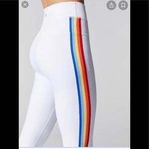 Spiritual Gangster Rainbow Stripe Trac Crop